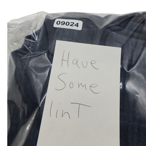 John Wayne Sweater Men XXL Wooly Fleece 1/4 Zip Blue Plaid Preppy Gorpcore - Picture 8 of 8